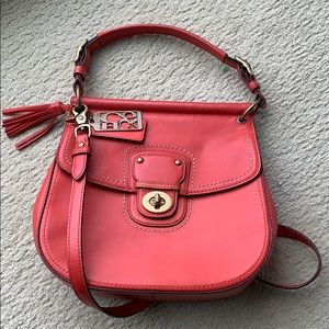 Coach 19132 poppy leather Willis crossbody handbag